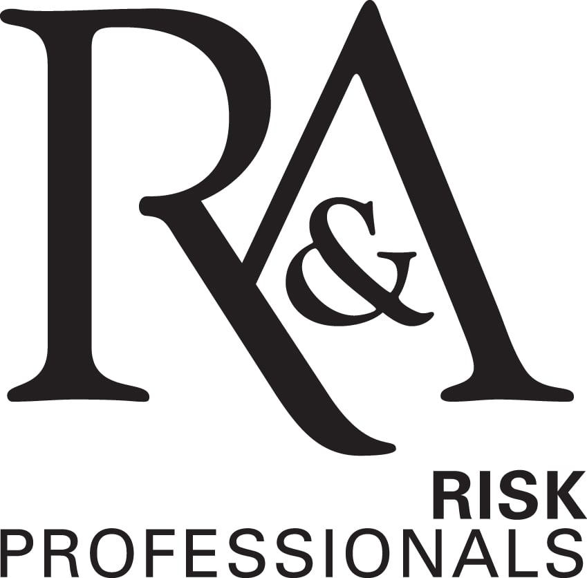 R&A Risk Professionals logo Black - White Background